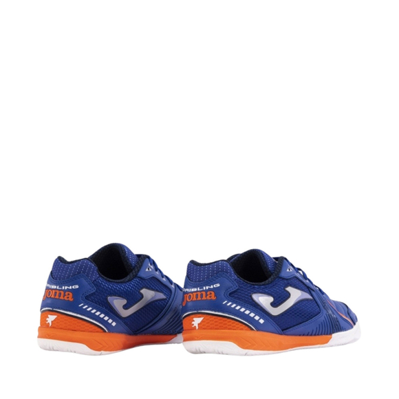 Buty piłkarskie Joma Dribling Indoor 2404 niebiesko-pomarańczowe DRIW2404IN