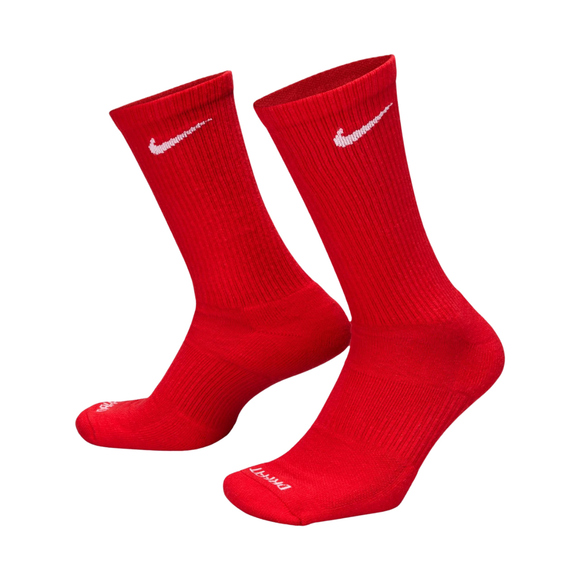 Skarpety Nike Everyday Plus Cushioned 3 pary czerwone, białe, granatowe SX6888 996