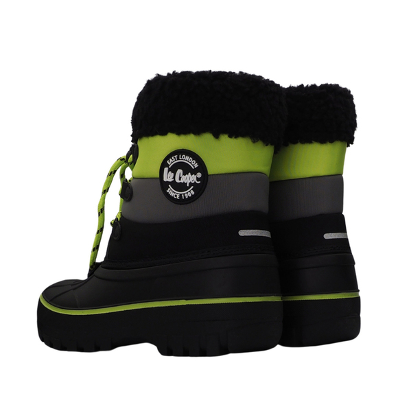 Buty dla dzieci Lee Cooper czarno-limonkowe LCJ-24-44-2856K 