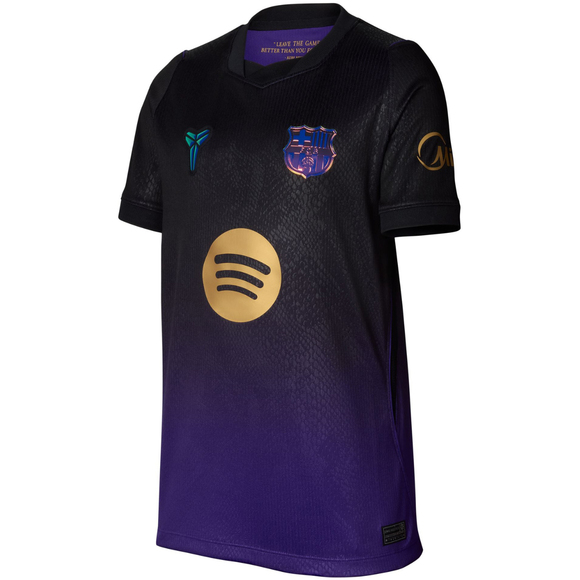 Koszulka dla dzieci Nike FC Barcelona Stadium Away 2026/27 fioletowo-czarna II1674 505