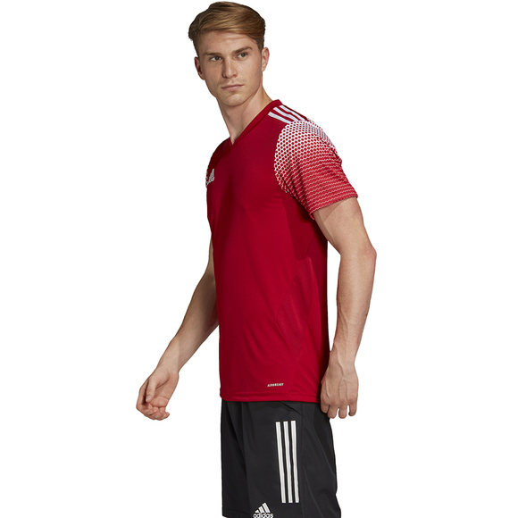 Koszulka męska adidas Regista 20 Jersey czerwono-biała FI4551