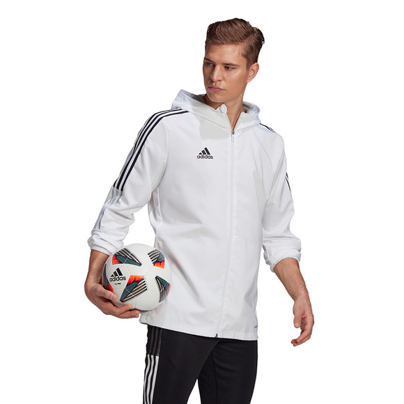 Bluza męska adidas Tiro 21 Windbreaker biała GP4966