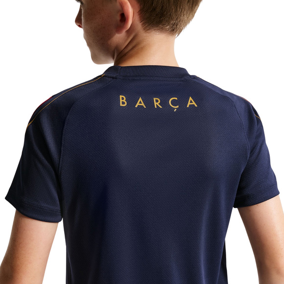 Koszulka dla dzieci Nike FC Barcelona Strike granatowo-bordowa II3237 401