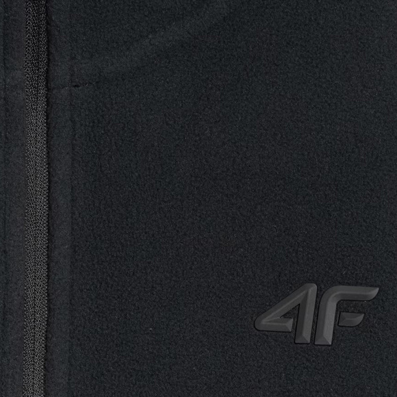 Bluza polarowa męska 4F M066 głęboka czerń 4FWAW25UFLEM066 20S