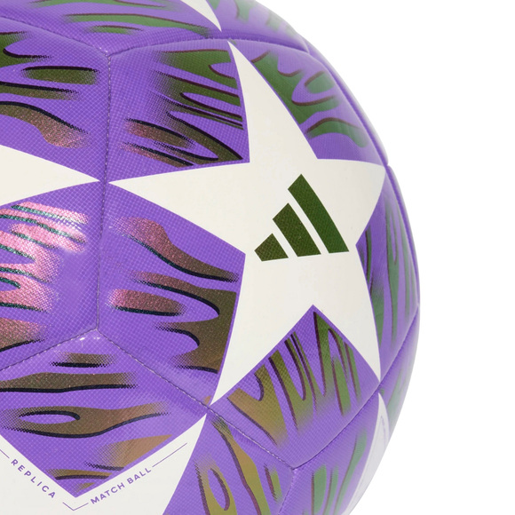 Piłka nożna adidas UCL 25/26 Final Training fioletowo-biała JX9089