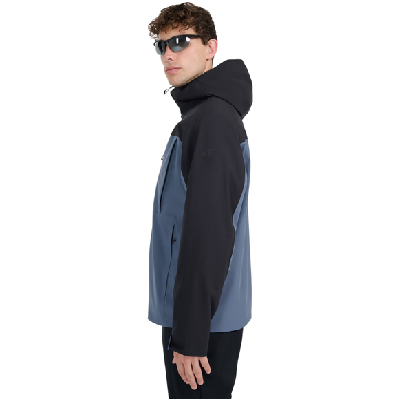 Kurtka trekkingowa męska 4F M1010 denim 4FWAW25TTJAM1010 32S