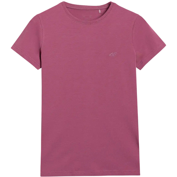 Koszulka damska 4F F2439 burgund 4FWAW25TTSHF2439 60S