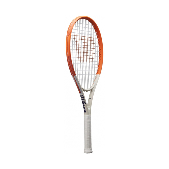Rakieta do tenisa ziemnego Wilson Roland Garros Elite RKT 3 4 3/8  biało-pomarańczowa WR168410U3