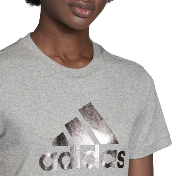 Koszulka damska adidas UnivVol Tee 2 szara GI4769