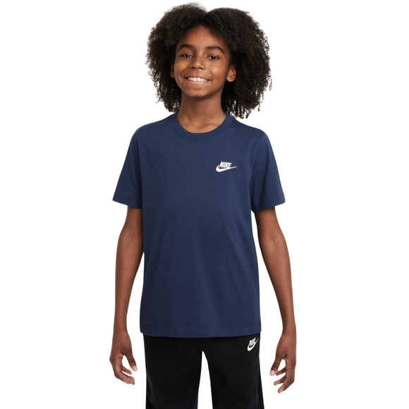 Koszulka dla dzieci Nike Sportswear granatowa FZ5177 410