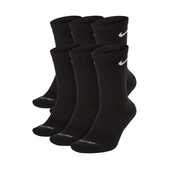 Skarpety Nike Everyday Plus Cush 6 par czarne SX6897 010