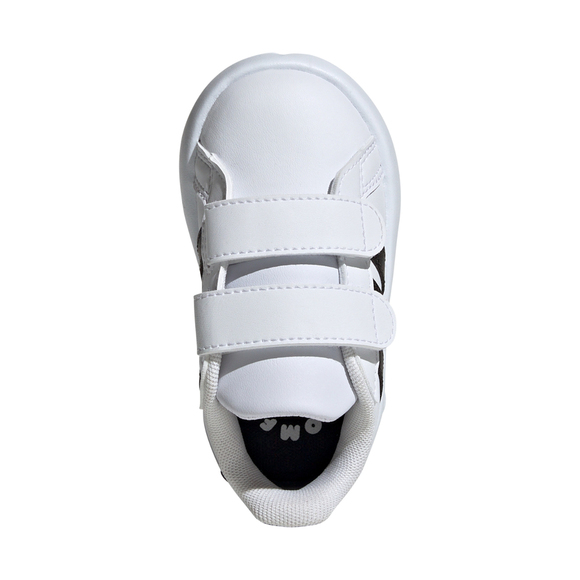 Buty dla dzieci adidas Grand Court 2.0 biało-czarne ID5271