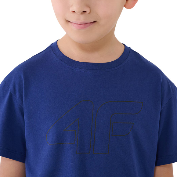 Koszulka dla chłopca 4F M2325 kobalt 4FJWSS25TTSHM2325 36S