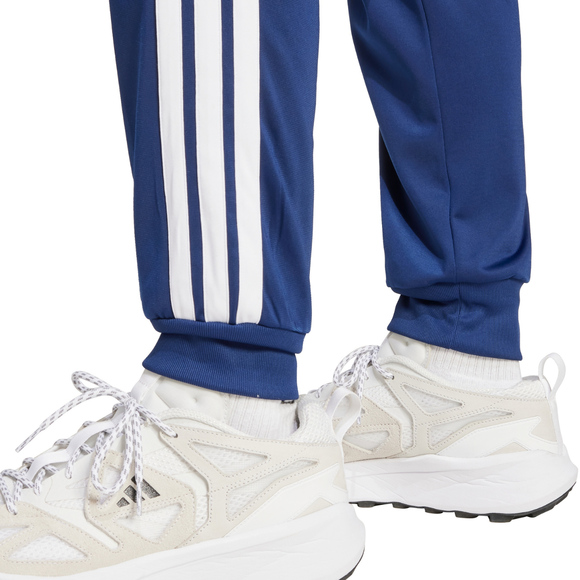 Spodnie męskie adidas 3-Stripes Tricot Regular Tapered granatowe JI8812