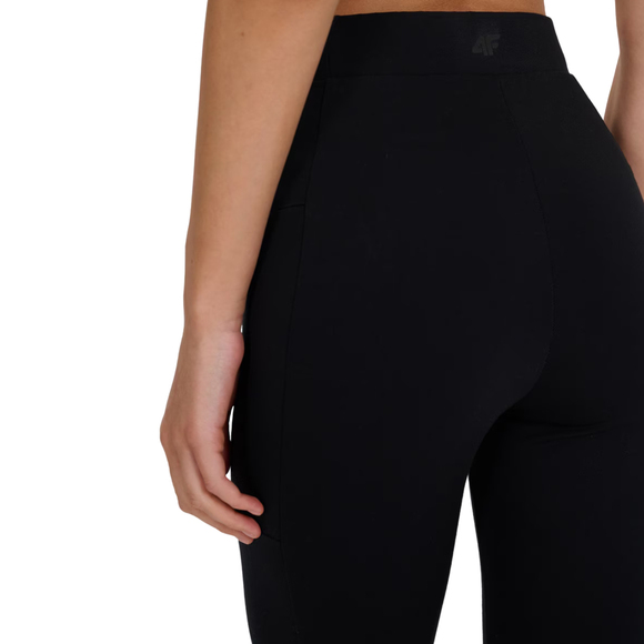 Legginsy damskie 4F CAS F242 głęboka czerń 4FWAW25TTIGF242 20S