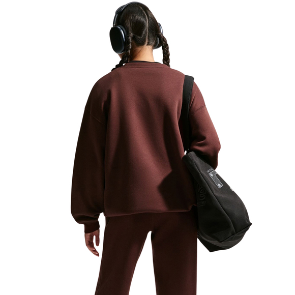 Bluza dla dzieci Nike Sportswear Studio brązowa IM4947 658