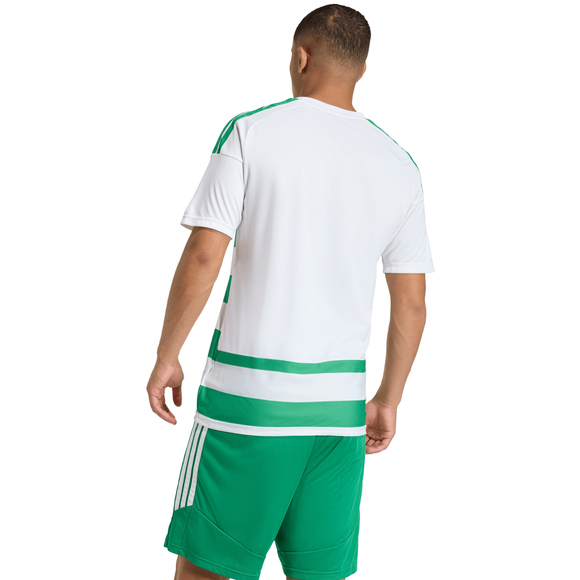 Koszulka męska adidas Hooped 26 Jersey biało-zielona KF3393