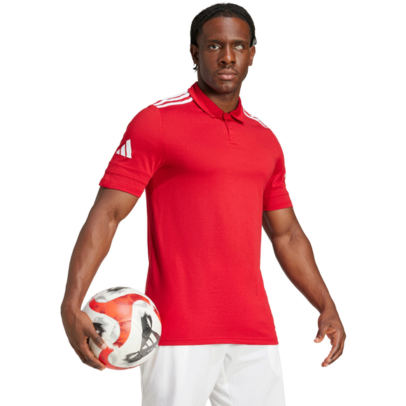 Koszulka męska adidas Squadra 25 Polo czerwona JY3418