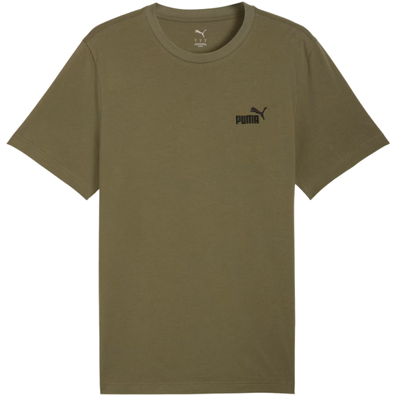 Koszulka męska Puma ESS Small No.1 Logo Tee(s) oliwkowa 682535 81