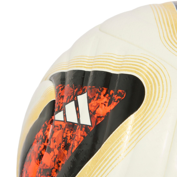 Piłka nożna adidas Bundesliga 26/27 Torfabrik Pro biało-pomarańczowo-złota KG6037