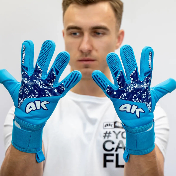 Rękawice bramkarskie 4Keepers Elite Nox NC niebieskie