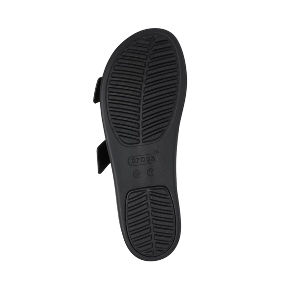 Klapki damskie Crocs Brooklyn Buckle Low czarne 211215 001