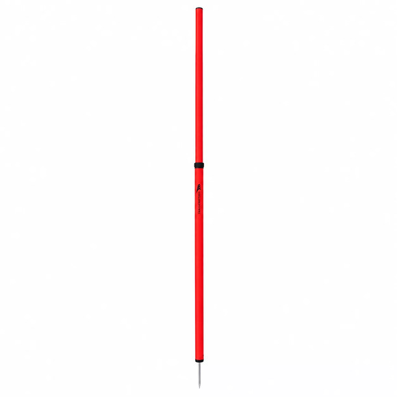 10x Tyczka treningowa i slalomowa 170cm - teleskopowa, składana tyczki Czerwony