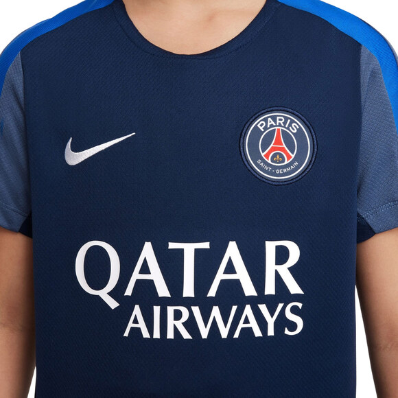 Koszulka dla dzieci Nike Paris Saint Germain Strike granatowa HJ7836 411