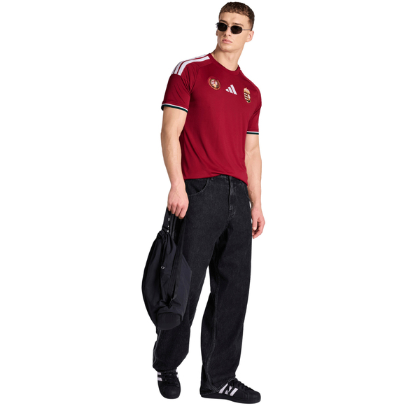 Koszulka męska adidas Hungary 26 Home Jersey Official bordowa JZ6975