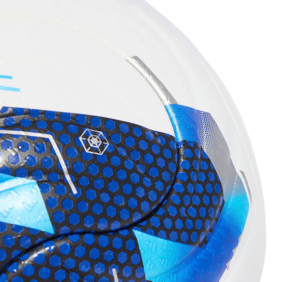 Piłka nożna adidas Ekstraklasa 26/27 Pro biało-niebieska KE5151