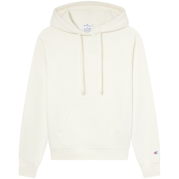 Bluza damska Champion Hooded Sweatshirt kremowa 118160 WW049