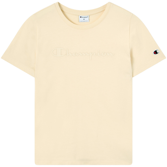 Koszulka damska Champion Short Sleeve żółta 119125 YS175