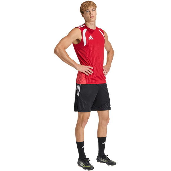 Koszulka męska adidas Tiro 26 Competition Sleeveless Jersey czerwona KA7610