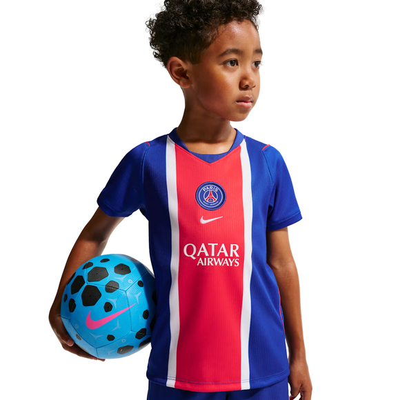 Komplet sportowy dla małych dzieci Nike PSG Stadium 2026 niebiesko-czerwony II1632 417