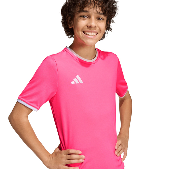 Koszulka dla dzieci adidas Entrada 26 Jersey różowa KE9846