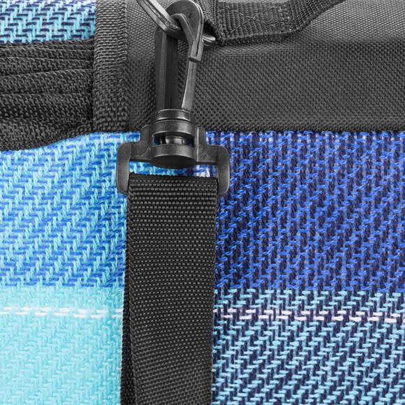 Koc piknikowy Spokey Picnic Flannel niebieski 150x180cm 839636