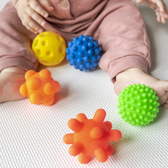 Piłki sensoryczne kształty 5 szt. Tullo REF800