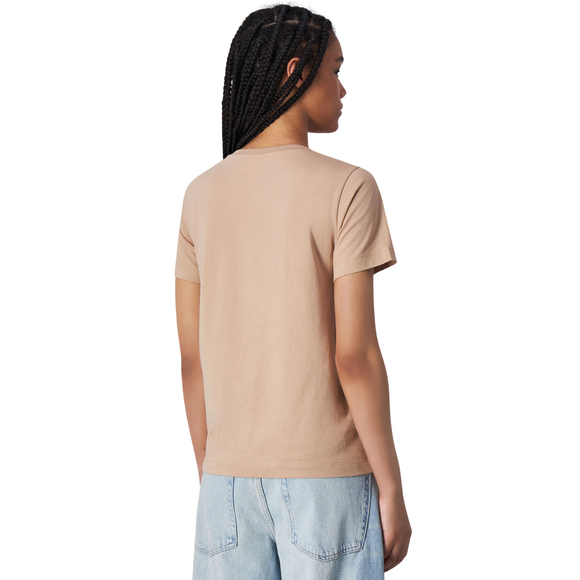 Koszulka damska Champion beżowa 117536 MS079