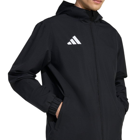 Kurtka męska adidas Entrada 26 All Weather czarna JZ9101