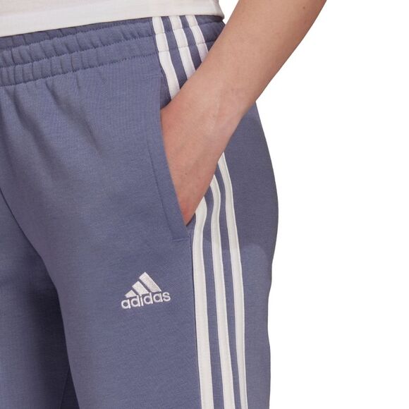 Spodnie damskie adidas Essentials French Terry 3-Stripes Pants fioletowe H42011