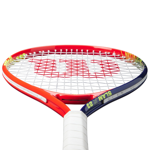Rakieta do tenisa ziemnego Wilson Slam JR 23 Boys TNS RKT 3 5/8'' czerwono-granatowa WR171910U