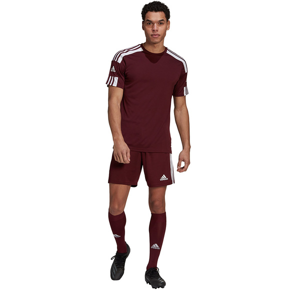 Koszulka męska adidas Squadra 21 Jersey Short Sleeve bordowa GN8091