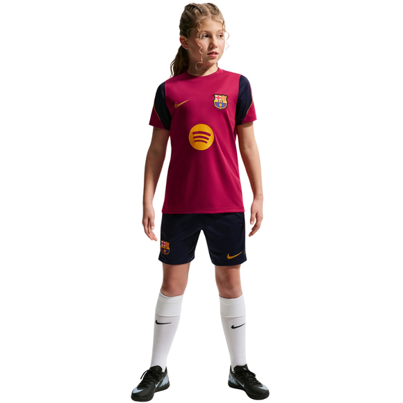 Koszulka dla dzieci Nike FC Barcelona Strike bordowa II3237 621