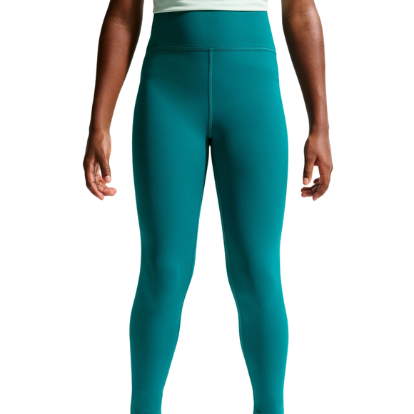 Legginsy dla dzieci Nike One zielone FZ5605 372