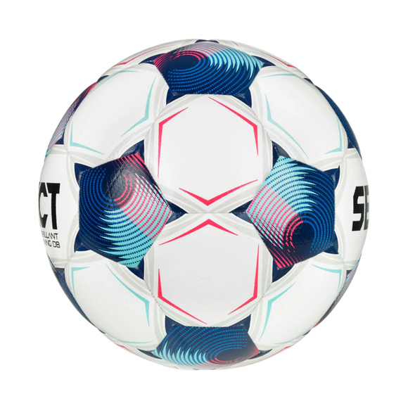 Piłka nożna Select Brillant Training DB v25 biało-niebieska 