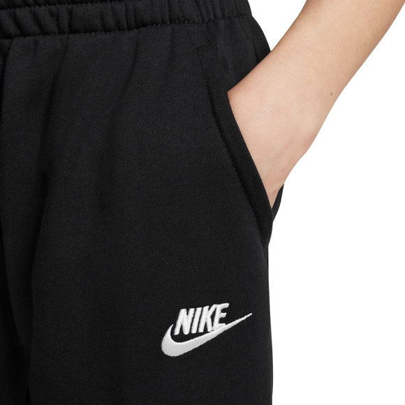 Spodnie dla dzieci Nike Club Fleece czarne FD3019 010