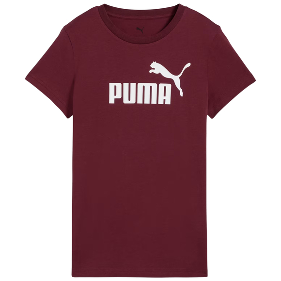 Koszulka damska Puma Ess No.1 Logo Tee (s) burgundowa 682371 96