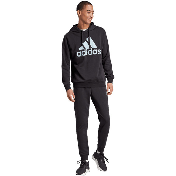 Dres męski adidas Big Logo Terry Track Suit czarny IJ8555