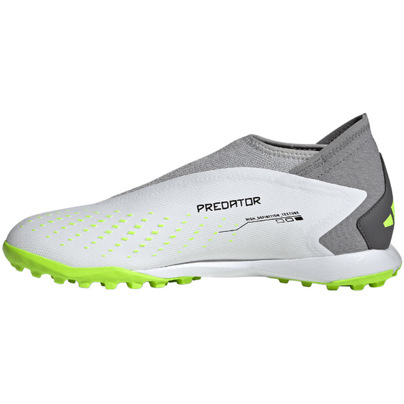 Buty piłkarskie adidas Predator Accuracy.3 Laceless TF biało-szare GY9999