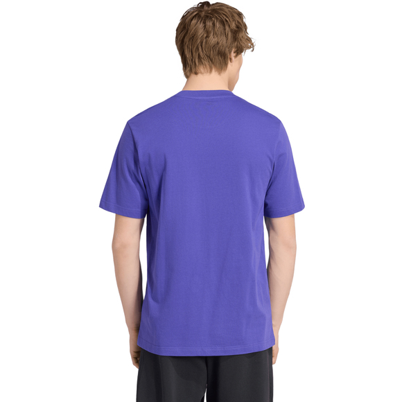 Koszulka męska adidas Essentials Small Logo Single Jersey fioletowa KF2404
